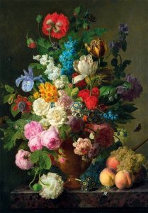 Clementoni Puzzle Compact Museum Van Dael - Vaso Di Fiori 1000 elementów (39970) 2