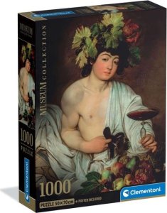 Clementoni Puzzle Compact Museum Caravaggio: Bacchus 1000 elementów (39977) 1