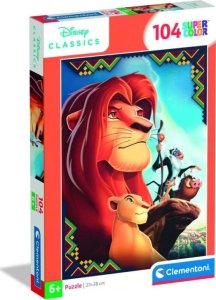 Clementoni Puzzle SuperColor Disney Król Lew 104 elementy (25052) 1
