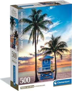 Clementoni Puzzle Compact Miami Beach Florida 500 elementów (35574) 1