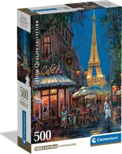 Clementoni Puzzle Compact Night at the Eiffel 500 elementów (35577) 1