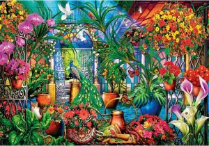 Clementoni Puzzle Compact The Greenhouse Caretakers 500 elementów (35579) 2