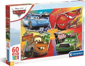 Clementoni Puzzle Maxi SuperColor Cars 60 elementów (26332) 1