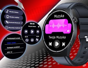 Smartwatch Wenom Smartwatch GTS-49 Bluetooth, OLED music health 1GB Menu PL 3