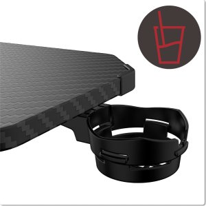 Biurko Shadow Gamer 2.0 LED RGB Czarne 140 cmx60 cm 15