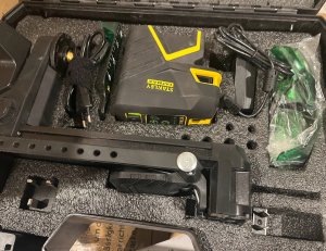 ST.FATMAX CROSS LASER +5 POINT GREEN Li-ION 30m 3