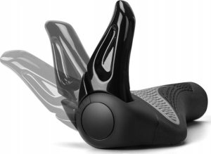 Gripy Rowerowe Chwyty Do Kierownicy Z Rogami Rączki Nakładki Antypoślizgowe 4