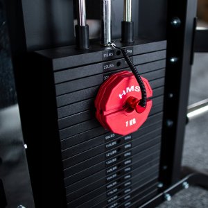 TSN100 TALERZ NA SPRZĘT DO TRENINGU SIŁOWEGO I FITNESS TYPU NAKŁADKA 2 x 1 KG HMS 3