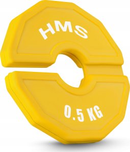 TSN50 TALERZ NA SPRZĘT DO TRENINGU SIŁOWEGO I FITNESS TYPU NAKŁADKA 2 x 0.5 KG HMS 2
