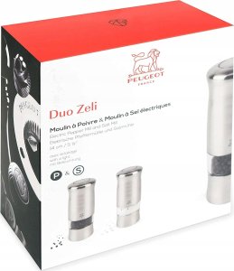 ZELI Zestaw młynków elektrycznych do soli i pieprz 8