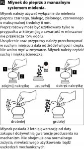 Młynek do pieprzu Bali Cast Iron niebieski 7