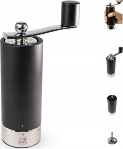 ISEN Młynek do soli 18 cm czarny mat 2