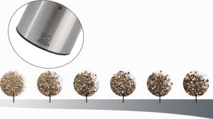 Młynek Bali do soli 8 cm biały 11