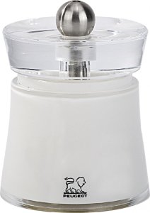 Młynek Bali do soli 8 cm biały 3