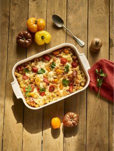 APPOLIA Naczynie prostokątne 32 cm ecru 3