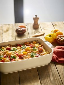 APPOLIA Naczynie prostokątne 32 cm ecru 4