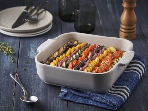 APPOLIA Naczynie prostokątne 32 cm ecru 5