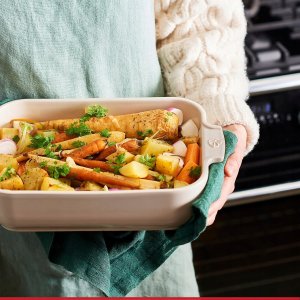 APPOLIA Naczynie prostokątne 32 cm ecru 7