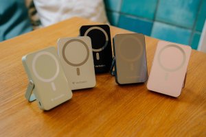 Verbatim Verbatim, powerbank z �adowaniem bezprzewodowym, 5V, �adowanie telefonu, 32267, 10 000mAh, Mocowanie magnetyczne, r�owa 5