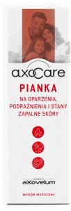 AxoCare Pianka na oparzenia, podrażnienia i stany zapalne skóry, 85 ml 2