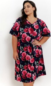 KOSZULA TARO 3358 CLAIRE SS25 XXL-3XL (kolor granat, rozmiar 3XL) 1