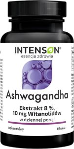 Intenson Ashwagandha Ekstrakt 8% 10 Mg Witanolidów, 60 tabletek 1
