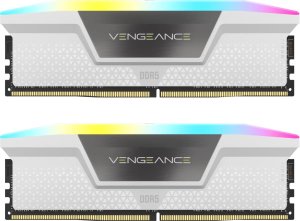 Pamięć Corsair Vengeance RGB, DDR5, 64 GB, 6000MHz, CL30 (CMH64GX5M2B6000Z30W) 2