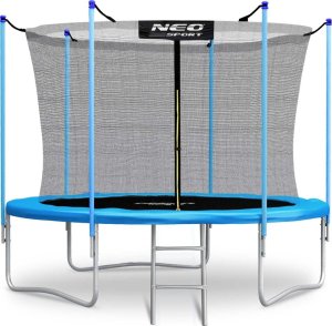 Trampolina ogrodowa Neo-Sport Trampolina ogrodowa 10ft/312cm z siatką wewnętrzną i drabinką 9