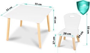 Ricokids Stolik z dwoma krzesełkami dla dzieci RC-848 6