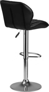 Sofotel Hoker barowy z oparciem Castel czarny - 2szt. (260100-2) 4