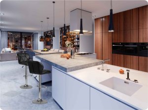 Sofotel Hoker barowy z oparciem Castel czarny - 2szt. (260100-2) 9