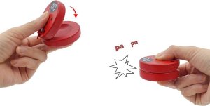 ProNice DREWNIANE KASTANIETY ZWIERZĄTKO MAŁY INSTRUMENT 2