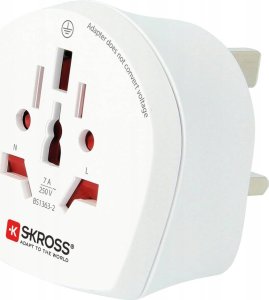 Adapteris UK kistukas - universalus lizdas 230V 7A SKROSS 1