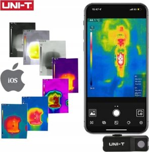Termokamera 120x90,  -20~400,  50o*38o,  25Hz; iOS,UNI-T 5