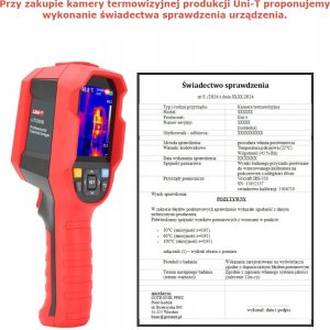 Termokamera 120x90,  -20~400,  50o*38o,  25Hz; iOS,UNI-T 9