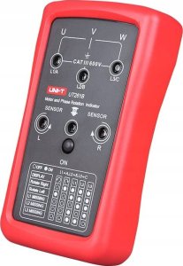 Faziu sekos ir variklio sukimosi krypties testeris ; 90/600VAC; 15/400Hz; IP40; CAT III 600V, UNI-T 2