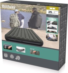 Bestway 2-osobowy dmuchany materac Queen Tritech Air 203x152x25cm 6713N 14
