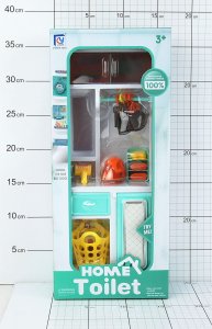 MEBLE ŁAZIENKOWE AKCESORIA DLA LALEK W PUDEŁKU 2