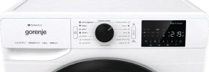 Gorenje Washing machine | WPNEI82A1SWIFI | Energy efficiency class A | Front loading | Washing capacity 8 kg | 1200 RPM | Depth 55 cm | Width 60 cm | Display | LED | Steam function | White 9
