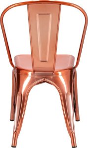 Krzesło Metalove szczotkowane miedziane/rose gold 7