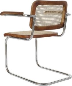 Krzesło metalowe z plecionką wiedeńską Razi 6