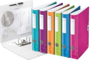 Segregator Leitz 180° Active Wow dźwigniowy A4 50mm zielony (11070064) 2