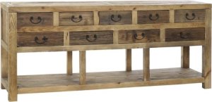 Komoda konsola drewniana 80x45x190 cm CASSETTI 1