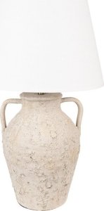 Lampa stołowa terracotta beżowa  40x65 cm 1
