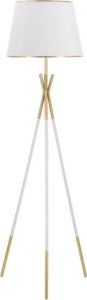 Lampa podłogowa na trójnogu biało-złota 154 cm 1