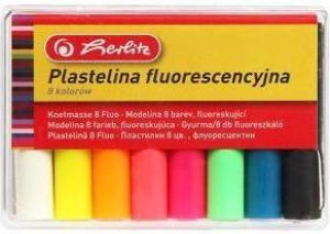 Herlitz Plastelina fluorescencyjna 8 kolorów (200280) 1
