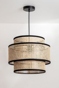 Lampa wisząca z plecionką wiedeńską Goya 1