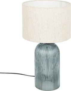 Lampa stołowa szklana niebieska 42 cm 1