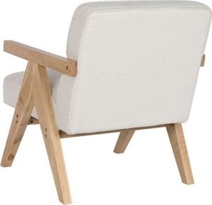 Fotel drewniany z podłokietnikami 76x62x70 cm KAMINO 3
