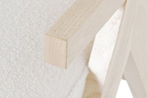 Fotel drewniany z podłokietnikami 76x62x70 cm KAMINO 4